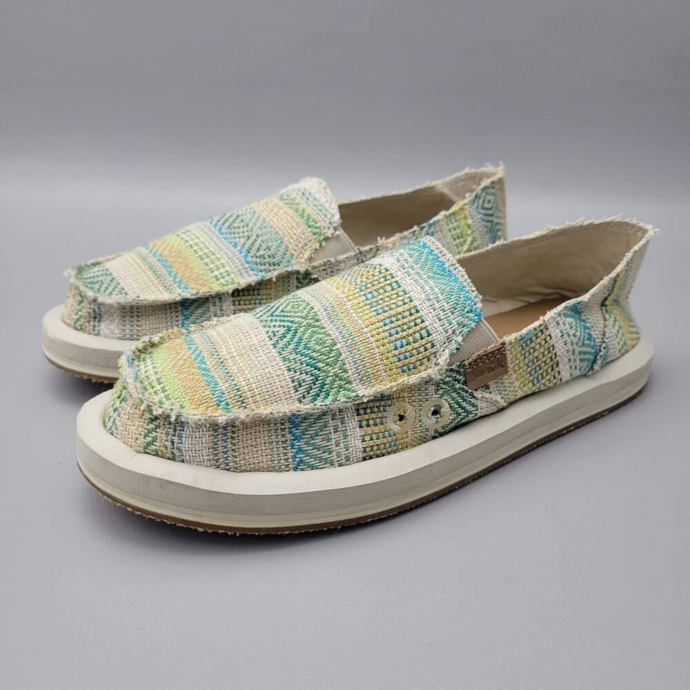 Sanuk Womens Donna Soft Top Artesano Slip On Shoes Size 9 NWOT comfort
